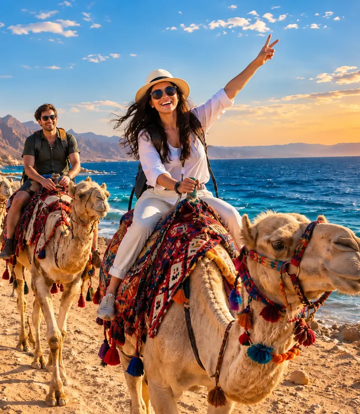 Camel & horse riding